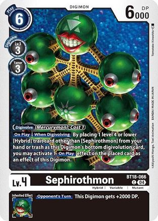 Sephirothmon (BT18-066) - Release Special Booster 2.0