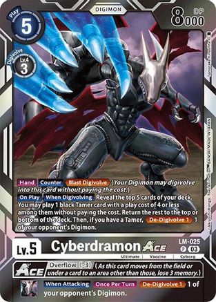 Cyberdramon ACE (LM-025) - Special Limited Set Foil