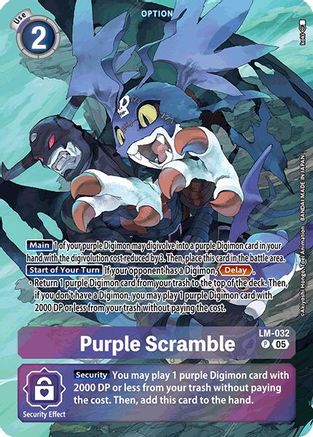 Purple Scramble (Alternate Art) (LM-032) - Starter Deck 21: Hero of Hope Foil