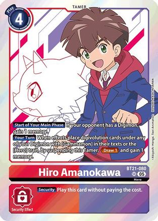 Hiro Amanokawa (BT21-080) - World Convergence Foil