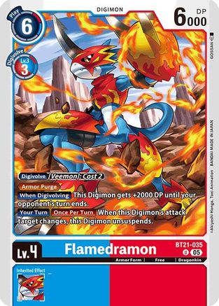 Flamedramon (BT21-035) - World Convergence