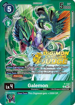 Galemon (Judge Pack 2025 Wave 1) (P-132) - Digimon Promotion Cards Foil