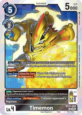 Timemon (BT21-059) - World Convergence Foil