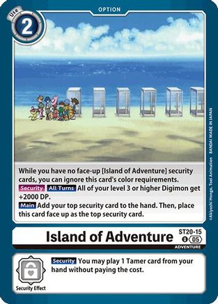 Island of Adventure (ST20-15) - Starter Deck 20: Protector of Light