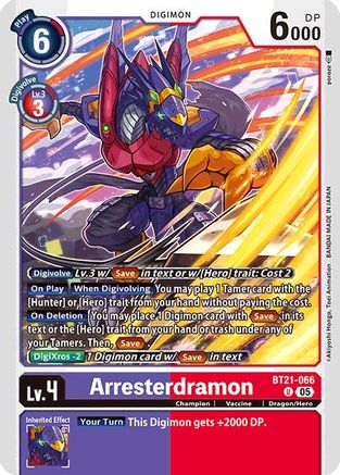 Arresterdramon (BT21-066) - World Convergence