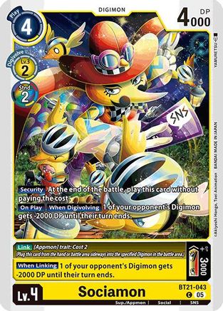 Sociamon (BT21-043) - World Convergence