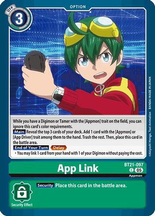 App Link (BT21-097) - World Convergence