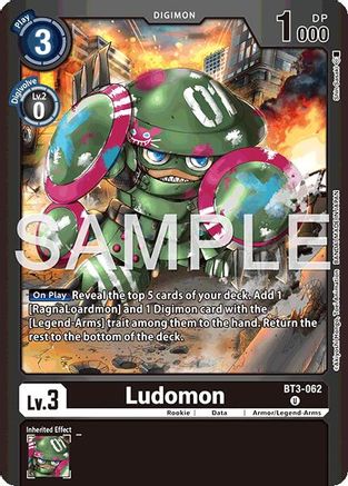 Ludomon (BT3-062) - Limited Card Pack -Billion Bullet- Foil