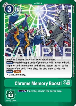 Chrome Memory Boost! (LM-048) - Limited Card Pack -Billion Bullet- Foil