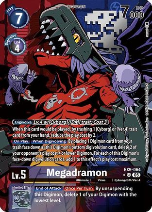 Megadramon (Alternate Art) (EX9-064) - Versus Monsters Foil