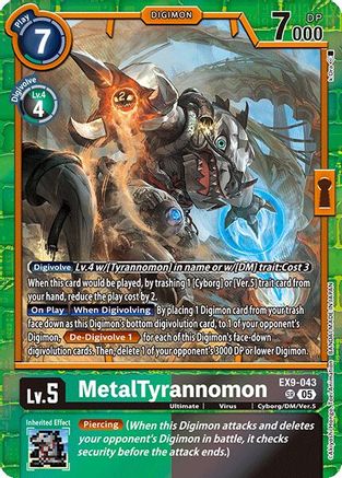 MetalTyrannomon (EX9-043) - Versus Monsters Foil