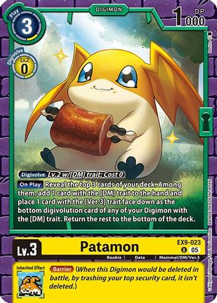 Patamon (EX9-023) - Versus Monsters