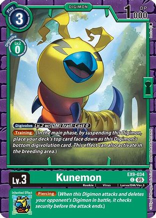 Kunemon (EX9-034) - Versus Monsters