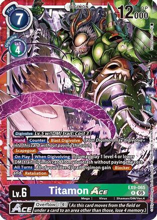 Titamon ACE (EX9-065) - Versus Monsters Foil