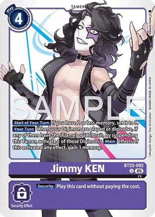 Jimmy KEN (BT22-092) - Cyber Eden