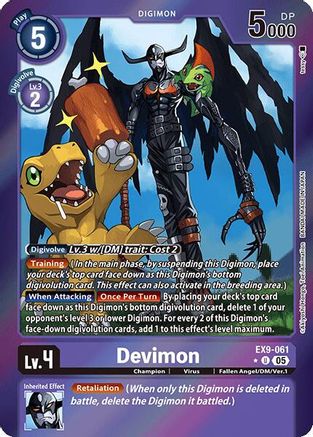 Devimon (Limited Foil) (EX9-061) - Versus Monsters Foil