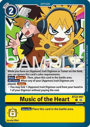 Music of the Heart (BT22-097) - Cyber Eden