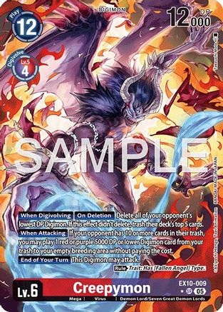 Creepymon (Alternate Art) (EX10-009) - Sinister Order Foil