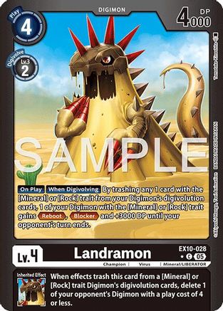 Landramon (Limited Foil) (EX10-028) - Sinister Order Foil