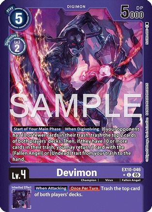 Devimon (Limited Foil) (EX10-046) - Sinister Order Foil