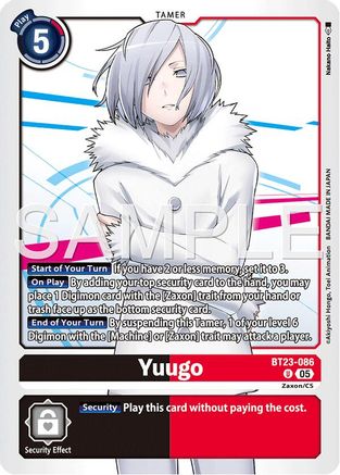 Yuugo (BT23-086) - Hackers' Slumber