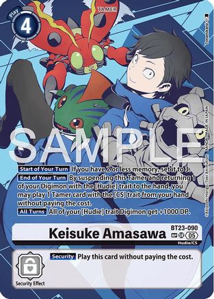 Keisuke Amasawa (SP) (BT23-090) - Hackers' Slumber Foil