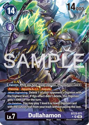 Dullahamon (Alternate Art) (BT23-071) - Hackers' Slumber Foil
