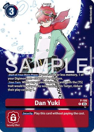 Dan Yuki (Digimon Story: Time Stranger Promo Pack) (P) - Digimon Promotion Cards Foil