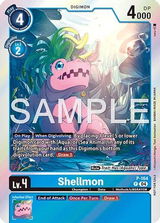 Shellmon (Event Pack 8) (P-164) - Digimon Promotion Cards Foil