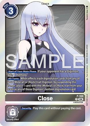 Close (Event Pack 8) (P-169) - Digimon Promotion Cards Foil
