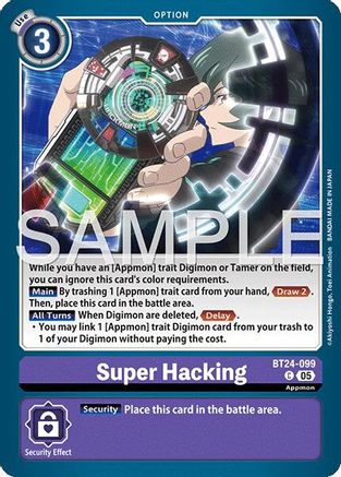Super Hacking (BT24-099) - Time Stranger