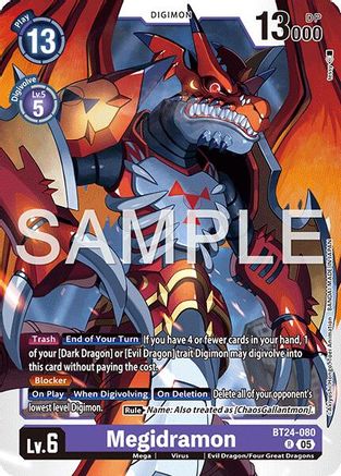 Megidramon (BT24-080) - Time Stranger Foil
