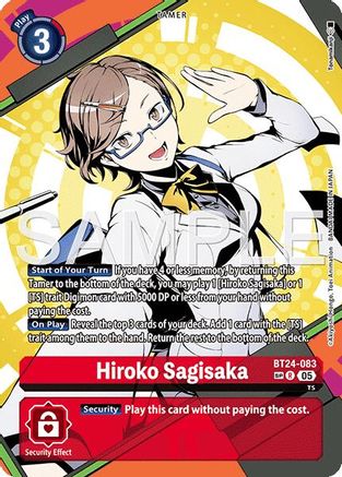 Hiroko Sagisaka (SP) (BT24-083) - Time Stranger Foil