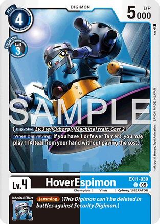 HoverEspimon (EX11-039) - Dawn of Liberator