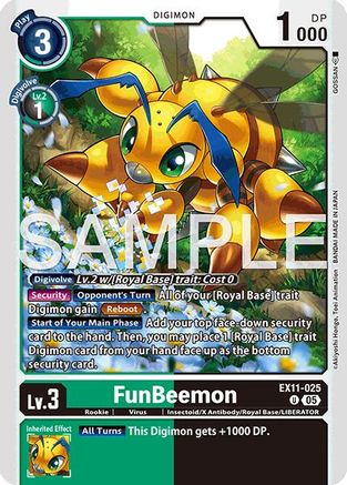 FunBeemon (EX11-025) - Dawn of Liberator