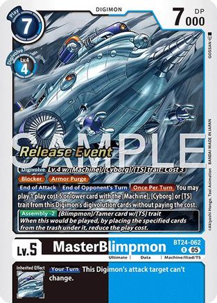 MasterBlimpmon (BT24-062) - Time Stranger Release Event Cards