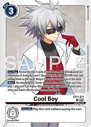 Cool Boy (EX11-071) - Dawn of Liberator Foil