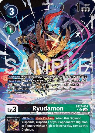 Ryudamon (Alternate Art) (BT24-054) - Time Stranger Foil