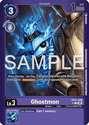 Ghostmon (Limited Foil) (EX11-048) - Dawn of Liberator Foil
