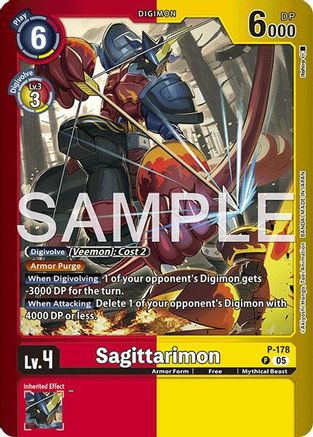 Sagittarimon (P-178) - Limited Card Pack -Another Knight- Foil