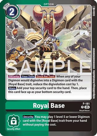 Royal Base (P-181) - Limited Card Pack -Another Knight- Foil