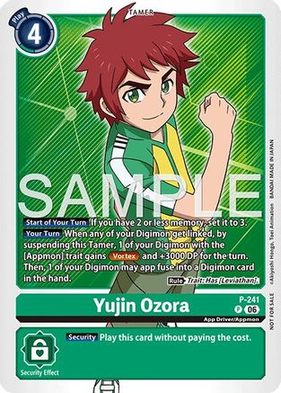 Yujin Ozora (Official Store Tournament 2026 Vol. 3 Participant) (P-241) - Digimon Promotion Cards