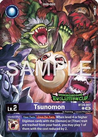 Tsunomon (Evolution Cup 2026 Vol. 3) (BT24-007) - Time Stranger Foil