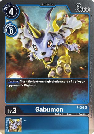 Gabumon - P-003 (P-003) - Digimon Promotion Cards Foil