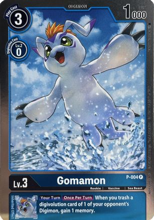 Gomamon - P-004 (P-004) - Digimon Promotion Cards Foil