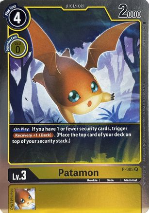 Patamon - P-005 (P-005) - Digimon Promotion Cards Foil
