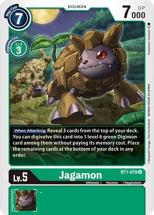 Jagamon (BT1-078) - Release Special Booster 1.0