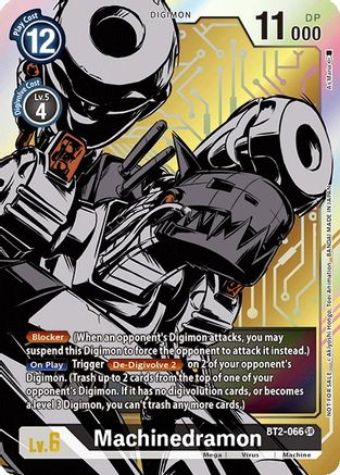 Machinedramon - BT2-066 (Dash Pack Ver. 1.0) (BT2-066) - Release Special Booster 1.0 Foil