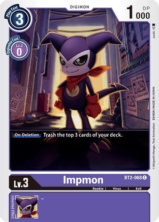Impmon (BT2-068) - Release Special Booster 1.0