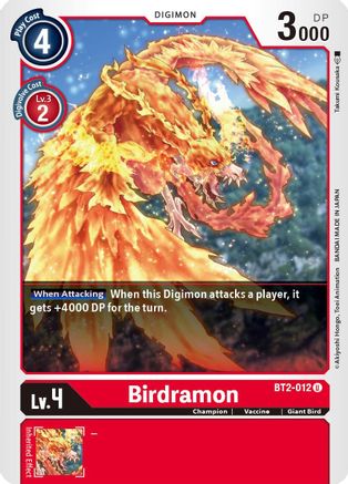 Birdramon - BT2-012 (BT2-012) - Release Special Booster 1.5